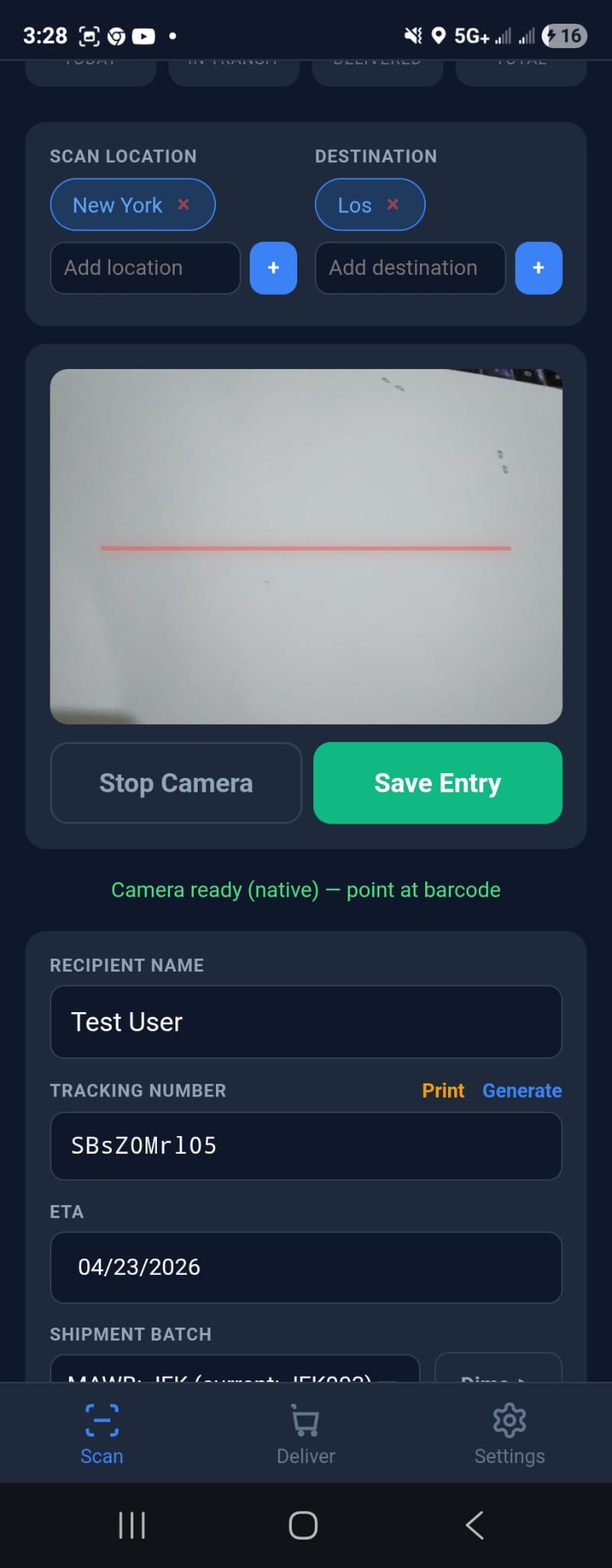 Codivant V6 camera scanner
